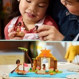 LEGO 43282 Disney Princess Vaianas Hütte und Boot, Konstruktionsspielzeug 