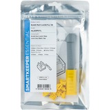 SMARTKEEPER ESSENTIAL RJ45 Port Lock (NL03) + Lock Key Basic (U03), Einsteckschloss Farbcode Gelb, 10 Stück + 1 Schlüssel