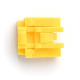 SMARTKEEPER ESSENTIAL RJ45 Port Lock (NL03) + Lock Key Basic (U03), Einsteckschloss Farbcode Gelb, 10 Stück + 1 Schlüssel