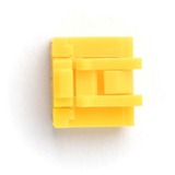 SMARTKEEPER ESSENTIAL RJ45 Port Lock (NL03) + Lock Key Basic (U03), Einsteckschloss Farbcode Gelb, 10 Stück + 1 Schlüssel