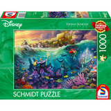 Schmidt Spiele Thomas Kinkade Studios: Disney - Ursula, Puzzle 1000 Teile