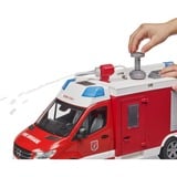 bruder 02680 Mercedes Benz Sprinter Feuerwehrrüstwagen, Modellfahrzeug inkl. Light + Sound Modul