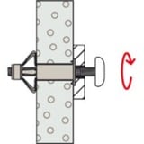 fischer Profizange HM Z 1 rot/schwarz, für Hohlraum-Metalldübel HM