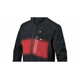 Bosch Professional Heat+Jacket GHJ 12+18V Solo Größe 2XL, Arbeitskleidung schwarz, ohne Akku und Ladegerät