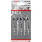 Bosch Stichsägeblatt T 101 AOF Clean for Hard Wood, 83mm 5 Stück