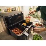 Braun Heißluftfritteuse TwinCook 3, TD 3030I  schwarz (matt), 2.850 Watt, 2 Körbe je 4 Liter