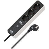 Brennenstuhl Connect Ecolor WLAN Steckdosenleiste 3-fach weiß/schwarz, 1,5 m Kabel, Sprachsteuerung, Timer, App