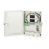 Digitus FTTH/FTTB-Anschlussgehäuse - bestückt, OS2 12 Fasern, Spleißbox grau