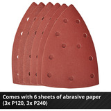 EINHELL Power X-Change Akku-Multischleifer TE-OS 18/150 Li-Solo, 18Volt rot/schwarz, ohne Akku und Ladegerät