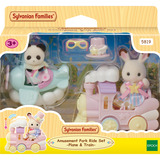 EPOCH Sylvanian Families - Freizeitpark Spielset Zugfahrt, Konstruktionsspielzeug 