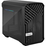 Fractal Design Torrent Nano Black TG Dark Tint, Tower-Gehäuse schwarz, Tempered Glass