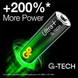 GP Batteries GP Ultra Plus Alkaline Batterie AA Mignon Longlife, LR06, 1,5Volt 4 Stück, mit neuer G-Tech Technologie