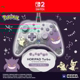 HORI HORIPAD (Gengar & Mimigma), Gamepad lila/transparent, Nintendo Switch 2