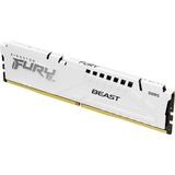 Kingston FURY DIMM 16 GB DDR5-6400, Arbeitsspeicher weiß, KF564C32BWE-16, FURY Beast, INTEL XMP, AMD EXPO