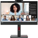 Lenovo ThinkVision T24mv-30, LED-Monitor 60.45 cm (23.8 Zoll), schwarz, Full HD, IPS, HDMI, DisplayPort, USB-C, Pivot, Webcam