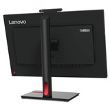 Lenovo ThinkVision T24mv-30, LED-Monitor 60.45 cm (23.8 Zoll), schwarz, Full HD, IPS, HDMI, DisplayPort, USB-C, Pivot, Webcam