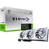 MSI GeForce RTX 5080 VENTUS 3X OC WHITE, Grafikkarte DLSS 4, 3x DisplayPort, 1x HDMI 2.1