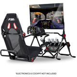 Next Level Racing Lite Freestanding Monitor Stand, Monitorhalterung schwarz, für Displays bis zu 139,7 cm (55")