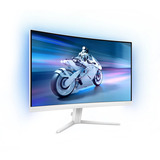Philips 27M2C5501, Gaming-Monitor 68.5 cm (27 Zoll), weiß, QHD, VA, Curved, Ambiglow, 180Hz Panel