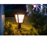 Philips HUE White & Color Ambiance Econic Outdoor Sockelleuchte, LED-Leuchte schwarz
