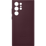 SAMSUNG Leather Cover, Handyhülle dunkelrot, Samsung Galaxy S22 Ultra