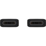 SAMSUNG USB 2.0 Kabel, USB-C Stecker > USB-C Stecker schwarz, 1 Meter, Laden mit bis zu 60 Watt