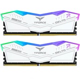 Team Group DIMM 48 GB DDR5-8200 (2x 24 GB) Dual-Kit, Arbeitsspeicher weiß, FF4D548G8200HC38EDC01, DELTA RGB, INTEL XMP, AMD EXPO