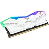 Team Group DIMM 48 GB DDR5-8200 (2x 24 GB) Dual-Kit, Arbeitsspeicher weiß, FF4D548G8200HC38EDC01, DELTA RGB, INTEL XMP, AMD EXPO