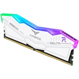 Team Group DIMM 48 GB DDR5-8200 (2x 24 GB) Dual-Kit, Arbeitsspeicher weiß, FF4D548G8200HC38EDC01, DELTA RGB, INTEL XMP, AMD EXPO