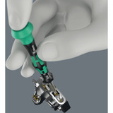 Wera Tool-Check Modular Micro 1, Bit-Satz schwarz/grün, 21-teilig, inkl. Handhalter Kraftform Micro 4mm