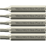 Wera Tool-Check Modular Micro 1, Bit-Satz schwarz/grün, 21-teilig, inkl. Handhalter Kraftform Micro 4mm