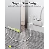 goobay Ethernet-Adapterkabel USB-C 3.2 Gen2 > RJ-45, Slim weiß, 15 Meter