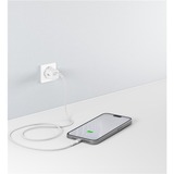 goobay Supersoftes USB 2.0 Textilkabel, USB-C Stecker > USB-C Stecker weiß, 0,5 Meter
