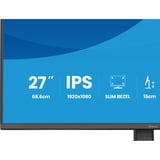 iiyama ProLite XB2793HSU-B1, LED-Monitor 68.6 cm (27 Zoll), schwarz (matt), FullHD, IPS, HDMI, DP, USB-Hub, Lautsprecher, 120Hz Panel