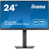 iiyama ProLite XUB2494HSU-B2, LED-Monitor 60.5 cm(23.8 Zoll), schwarz, HDMI, DisplayPort, Pivot