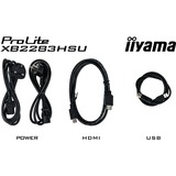 iiyama ProLite XUB2494HSU-B2, LED-Monitor 60.5 cm(23.8 Zoll), schwarz, HDMI, DisplayPort, Pivot