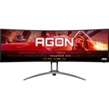 AOC AGON AG493UCX2, Gaming-Monitor 124 cm (49 Zoll), schwarz, DQHD, HDR, NVIDIA G-Sync, 165Hz Panel