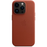 Apple Leder Case mit MagSafe, Handyhülle braun, Umbra, iPhone 14 Pro