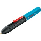Bosch Akku-Heißklebestift Gluey lagoon Blue, Heißklebepistole blau/schwarz, inkl. 20 Klebesticks