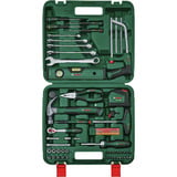 Bosch Heimwerken & Garten Werkzeug Set, 63-teilig, Werkzeug-Set grün, mit Werkzeugkoffer