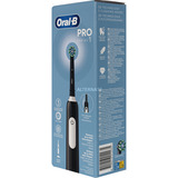 Braun Oral-B Pro 1 Cross Action , Elektrische Zahnbürste schwarz