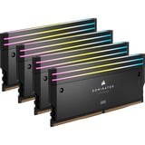 Corsair DIMM 64 GB DDR5-6400 (4x 16 GB) Quad-Kit, Arbeitsspeicher schwarz, CMP64GX5M4B6400C32, Dominator Titanium, INTEL XMP