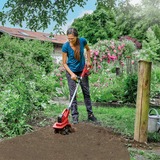 EINHELL Akku-Bodenhacke GE-CR 18/20 Li E - Solo, 18Volt rot/schwarz, ohne Akku und Ladegerät