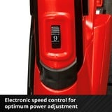 EINHELL Akku-Bodenhacke GE-CR 18/20 Li E - Solo, 18Volt rot/schwarz, ohne Akku und Ladegerät