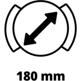 Einhell Polierhauben- / Schleifscheiben-Set, für CC-PO 1100/ 1/ 2 E, Schleif- / Poliermittel 180mm, 6-teilig