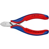 KNIPEX Elektronik-Seitenschneider 77 02 115, Schneid-Zange rot/blau, Länge 115mm