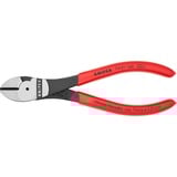 KNIPEX Kraft-Paket 00 20 10 , Zangen-Set schwarz, gezahnte Griffflächen, Schneiden mit Facetten