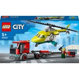 LEGO 60343 City Hubschrauber Transporter, Konstruktionsspielzeug 
