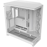 NZXT H9 Flow , Tower-Gehäuse weiß (matt), Tempered Glass x 2