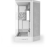 NZXT H9 Flow , Tower-Gehäuse weiß (matt), Tempered Glass x 2